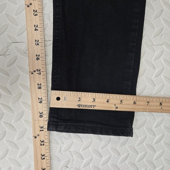 Ksubi Jeans Black Slim Mens 33 Embroidered Red + Signs Streetwear Stretch Skinny - Picture 13 of 13